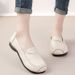 Mom Shoes Soft Sole One Pedal Single Shoes Women's Season Comfortable Soft Beef Tendon Sole Flat Sole Women's Shoes Medium Single Shoes_vogvips.com