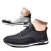 Genuine Leather Sports Versatile Height Increasing Breathable Men's Trendy Casual Shoes New Model_vogvips.com