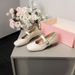 Super Soft Lambskin ~ Petite Height Increase 6cm Red Shallow Mouth Single For Women Ballet Mary Jane Granny Shoes_vogvips.com