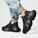 Men's Sneakers Dad Shoes Non-Slip Wear-Resistant Thick Sole Height Increasing Casual Travel Black Autumn Versatile Comfortable_vogvips.com