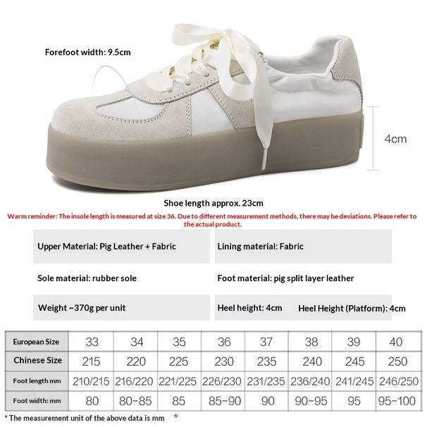 Cameido Women's Chunky Sole Platform Oxford Shoes Summer Satin Lace - Up Casual White Sneakers Comfortable Versatile_vogvips.com