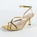 Women's French Heels – 7CM Slim Strap Sandals With Toe Ring (Elegant Block Heel)_vogvips.com
