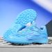 New rotary buckle children's soccer shoes men's broken nails youth students lace-up sneakers_vogvips.com