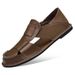 Foreign Trade Cross-border 2026 Summer New Men's Genuine Leather Beach Soft-soled Trendy Casual Shoes Breathable Sandals_vogvips.com