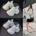 Women's Chunky-soled Dad For Petite Women, 2026 Spring New Model, Height-increasing Soles, Full Of Rhinestones, Casual_vogvips.com