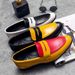 Suitable For All Seasons Spring And Autumn New Men's Slip-On Casual Fashion Trend Color-Block Youth Business Large Size Leather Shoes_vogvips.com