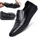 Men's Casual With British Leather And Soft Sole, Breathable Middle-aged Bean Anti Slip Business Formal Wear, Comfortable_vogvips.com