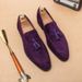 Unbeatable Quality New Suede Business For Men, Large Sized Tassel Legged Office, Leather Shoes_vogvips.com