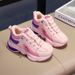 Fleece Sneakers Casual Shoes Warm Thick Sole Men's And Women's Shoes Children's Fashion Shoes_vogvips.com