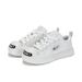 Cute Big Head Smiling Canvas For Women 2023 Summer New Shoes White Deer Yuyan Same Style Oude Thick Sole_vogvips.com