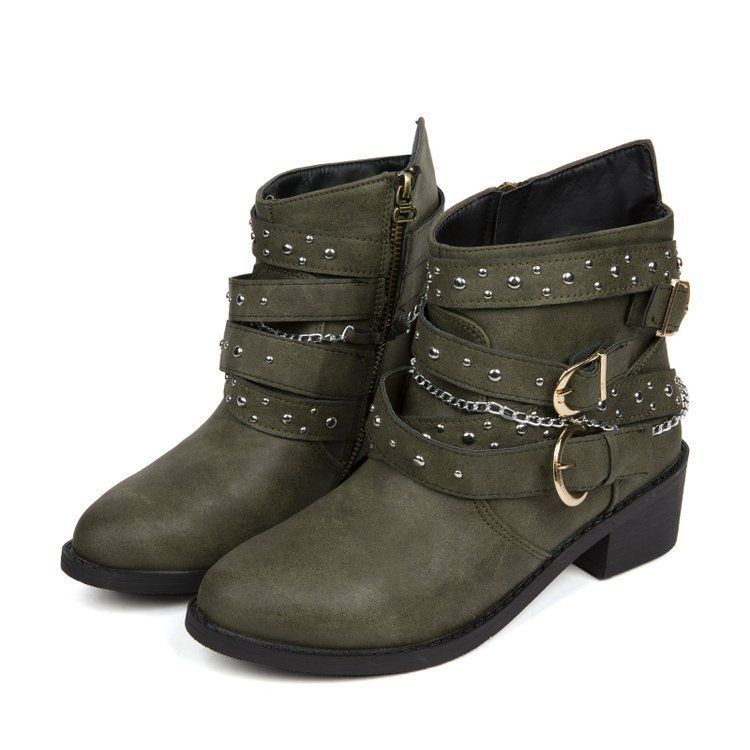 Women's European American Style Short Boots 2026, Cross-border Large Size Women's Single Boots, Independent Station_vogvips.com