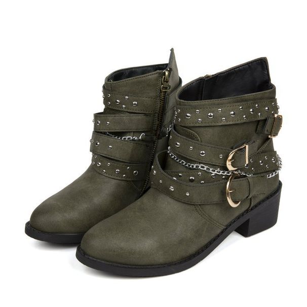 Women's European American Style Short Boots 2026, Cross-border Large Size Women's Single Boots, Independent Station_vogvips.com