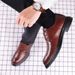 Men's Business Formal Casual Spring British Style Groom Korean Version Soft Sole Wedding Leather Shoes Breathable_vogvips.com