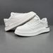 Men's Genuine Leather, Small White Men's Fashionable And Versatile Casual Board Shoes, Trendy Sports Shoes_vogvips.com