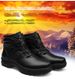 Men's Martin Boots Fleece Thermal Cotton Boots Casual High-top Tooling Boots Men's Boots Comfortable Large Size Shoes_vogvips.com