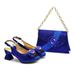 Evening women's shoes bag matching patchwork accessories decorative shoes bag matching_vogvips.com