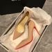 Naked High For Women 2024 New Spring And Autumn Pointed Thin Heels With Side Air Lacquer Leather Temperament, Celebrity_vogvips.com