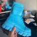 Women's Fashion Retro British Style Mid-Calf Boots With Buckle & Ribbon Details, Round Toe Chunky Heel Waterproof Slip-Resistant Martin Boots_vogvips.com
