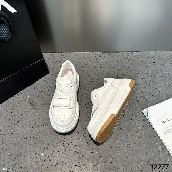 White Sneakers For Women, 2026 New Spring Style, Versatile Casual Sports Shoes/bread Shoes._vogvips.com