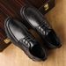 .Men's High-end Business Formal Leather Shoes For Men, Daily Casual Shoes With Anti-slip Properties, Large Size, Hard Sole._vogvips.com