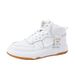 High Top White For Women New Autumn And Winter High Street Flat Bottom Women's Versatile Casual Sports Board_vogvips.com