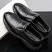 Men's business casual shoes in the old layer of cowhide shoes_vogvips.com