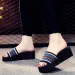 Free Freight 2026 New Women's Summer Thick Slope Heel Casual Word Slippers Foam Sandals Fashion Wear Sponge Bottom Beach_vogvips.com