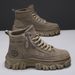 European Warm Series 2025 Autumn New Men's Construction Site Work Safety Sports Hiking Shoes Thick Sole Martin Boots_vogvips.com