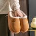 Women's Shoes Lambswool Cotton Slippers For Women, Plush And Thickened Winter Slippers For Women, Cotton Home Slippers, Plush Slippers For Men_vogvips.com