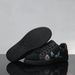 Men's German Army Trainers | Water-Resistant Leather Casual Sneakers | Breathable & Odor-Resistant Low-Top Black Shoes_vogvips.com