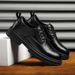 European Warm Series Cardile Crocodile Workwear Leather Autumn And Winter Low-top Work Outdoor Casual Shoes Men's Style_vogvips.com