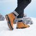 Winter Fashion Men's Outdoor Waterproof Non Slip Warm Five Finger Snow Boots Daily Youth Cotton Shoes_vogvips.com