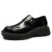 【 VIP Specialty 】 Men's Casual Leather Genuine Leather, British Business Formal Buckle, Mengke Shoes, Thick Soled Height_vogvips.com