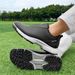 Golf Shoes With Zipper, Ladies Waterproof Golfing Footwears Spikeless Walking Turf Sports Training Sneakers_vogvips.com