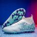 Soccer Shoes Soccer Cleats Football Boots New High-Top Football Shoes Artificial Turf AG With Long Spikes, Suitable Men, Women, Teenagers, Students Tr_vogvips.com