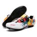 New Style Cycling Shoes With Locks, Double Buckle Lock Shoes, Men's And Women's Road Bicycle Power Shoes, Hard Bottom Mountain Bike Rubber Bottom_vogvips.com