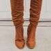 Over-the-Knee For Women 2020 New Thick High Heel Petite Slimming Suede Boots With Side Zipper Long Autumn Winter_vogvips.com
