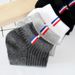 5 Pairs Thin Boat Socks Summer Blending Plain Color Mens Casual Breathable Sweat Absorbing Calibration_vogvips.com