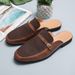 Outdoor Breathable Half For Men Slide Slipper Brand Designer Mens Casual Shoes Italian Loafers Big Size 38-48_vogvips.com