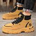 European Warm Series High-top Martin Autumn 2025 New Work Shoes Men's Korean Version Versatile British Style Thick-soled Short Boots_vogvips.com