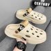 Men Wear A Bun Head Sandals Sandals Breathable River Beach Slippers_vogvips.com