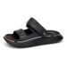 Men's One-sided Slippers, New EVA Men, Thick Soles For Home Use, And Cool Slippers With A Feeling Of Stepping On Feces._vogvips.com