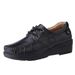 Women's Shoes Soft-soled Casual Shoes Lace-up Women's Single Shoes Mom Lady Shoes Loafers Leather Shoes_vogvips.com
