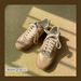 Degood Training 2025 New Genuine Leather White Sneakers Women's Versatile Flat Sports Casual Ins Trend Shoes_vogvips.com