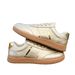 Gold Classic Style Women's Flat Shoes Lightweight Single Shoes Lace Up Round Toe Elegant Fashion_vogvips.com