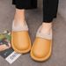 Slippers For Women In Winter Thick Bottom Cute Indoor Home Household Non Slip Plush Warm Couple Cotton Slippers For Men In Autumn And Winter_vogvips.com