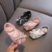 New Girl Princess Bow Baby Dance Show Single Shoe Leather Shoes For Student Girls_vogvips.com