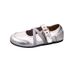 Retro Height-increasing Ballet For Women, 2026 Spring Versatile White Sh, Soft-soled Comfortable Shallow Mary Jane_vogvips.com
