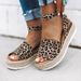 Large Size 43 For Women 2023 Summer New European And American Style Woven Thick-Soled Ankle Buckle Open-Toe Sandals_vogvips.com