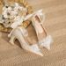 Women's Shoes Elegant Pointed-Toe Satin Wedding Heels For Women - Comfortable Chunky Heel Bridal Shoes In Beige (Sizes 31-43, 6cm/8cm Heel Options)_vogvips.com